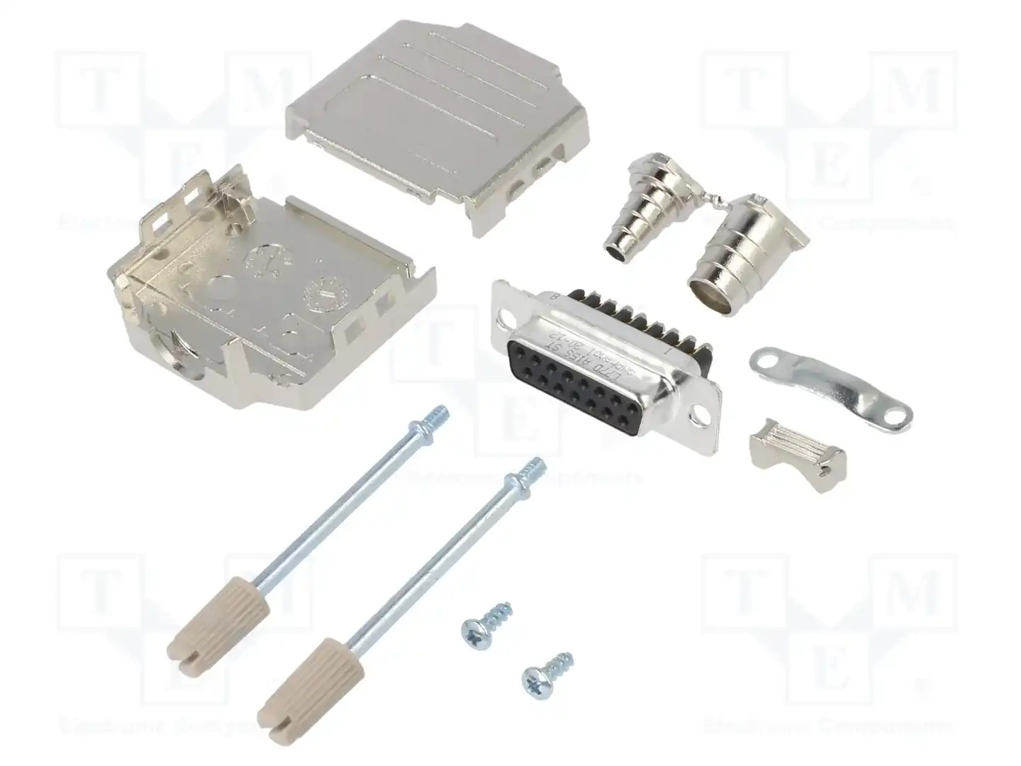 AMPHENOL COMMUNICATIONS SOLUTIONS L17DPPK15-M+L77DA15SST — Комплектные штекеры D-Sub