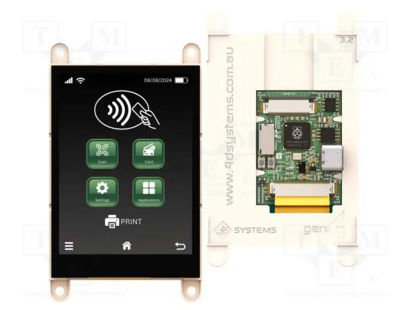 4D Systems GEN4-RP2350-32CT — Интеллигентные дисплеи