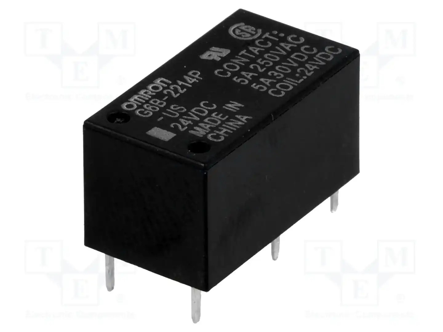 OMRON Electronic Components G6B-2214P-US 24VDC — Реле электромагн. миниатюрные