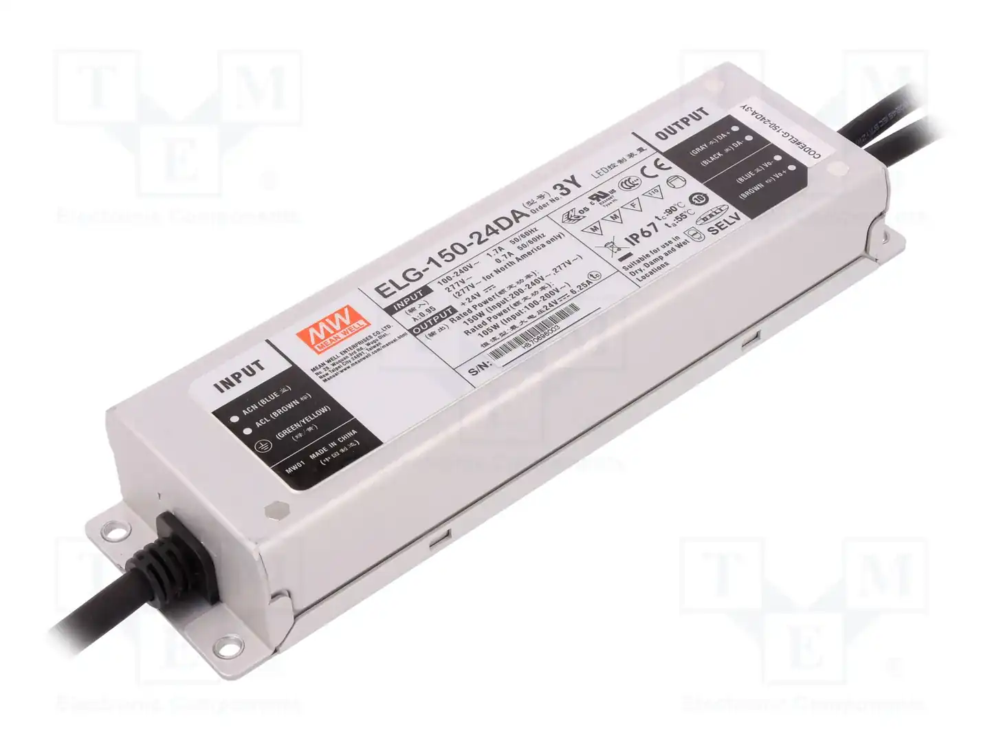 MEAN WELL ELG-150-24DA-3Y — Блоки питания для LED
