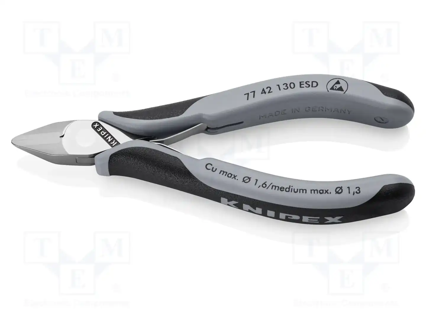 KNIPEX 77 42 130 ESD — Клещи-кусачки для резки