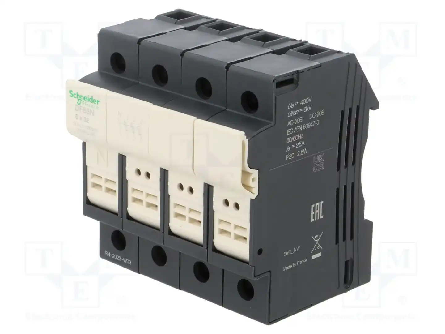 SCHNEIDER ELECTRIC DF83N — Гнезда предохранительные на DIN-рейку