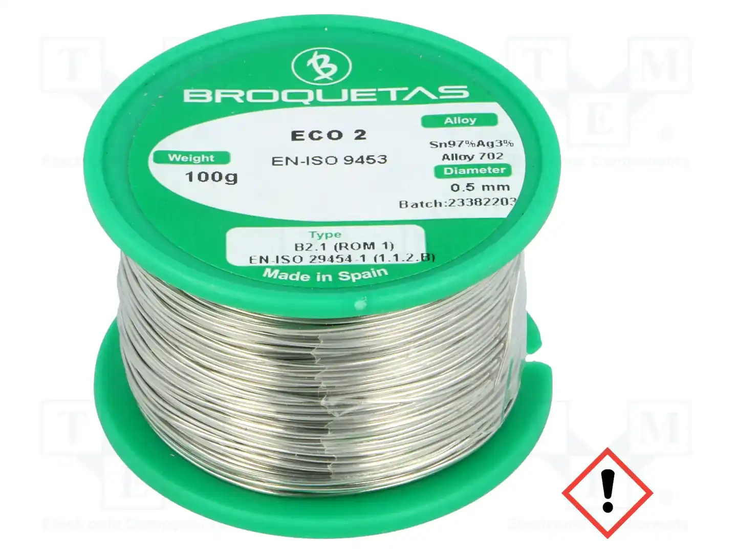 BROQUETAS ECO2 B2.1 0,5MM 100GR — Паяльные провода бессвинцовые