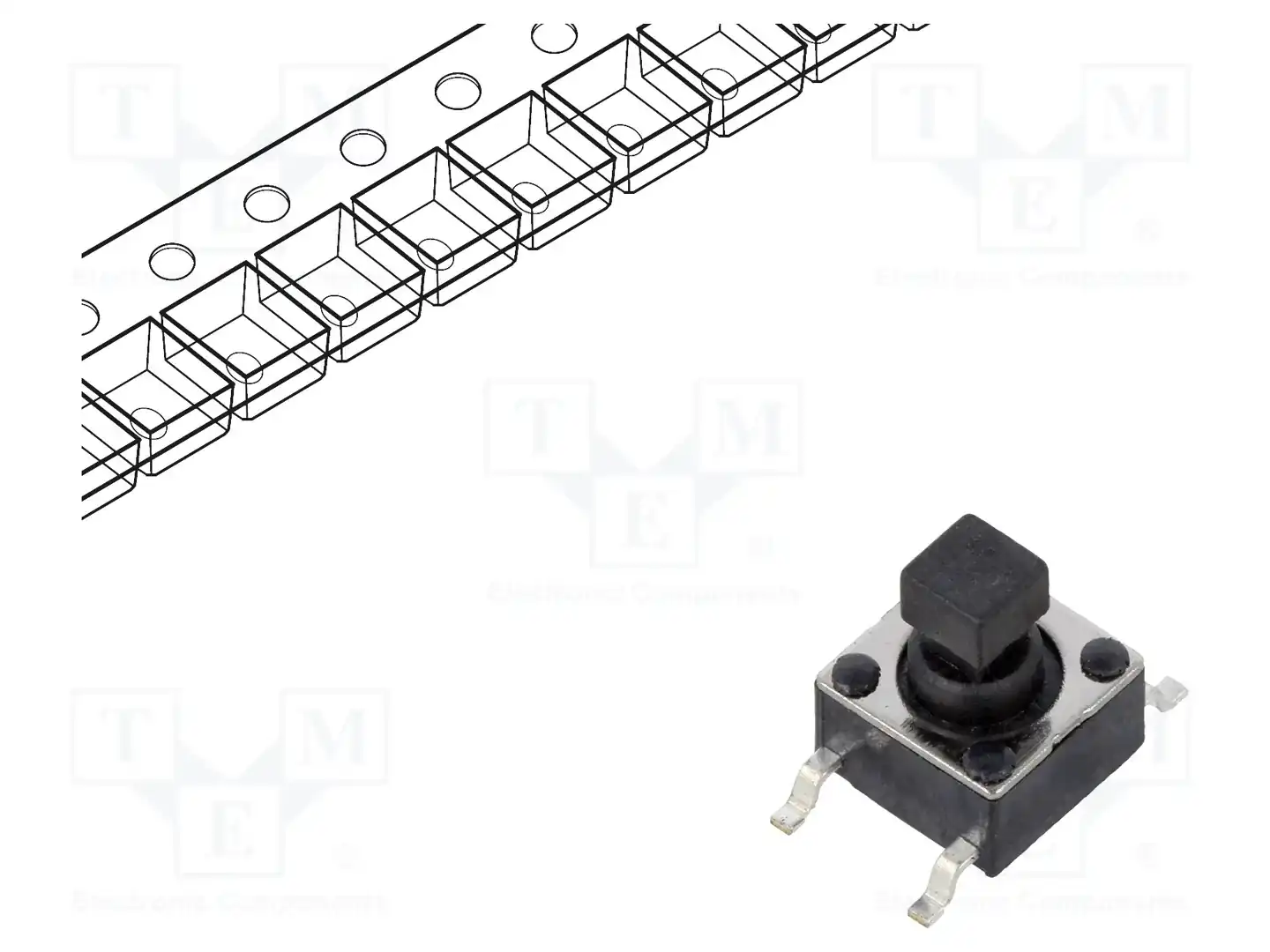 E-SWITCH TL3301SPF160QG — Микропереключатели TACT