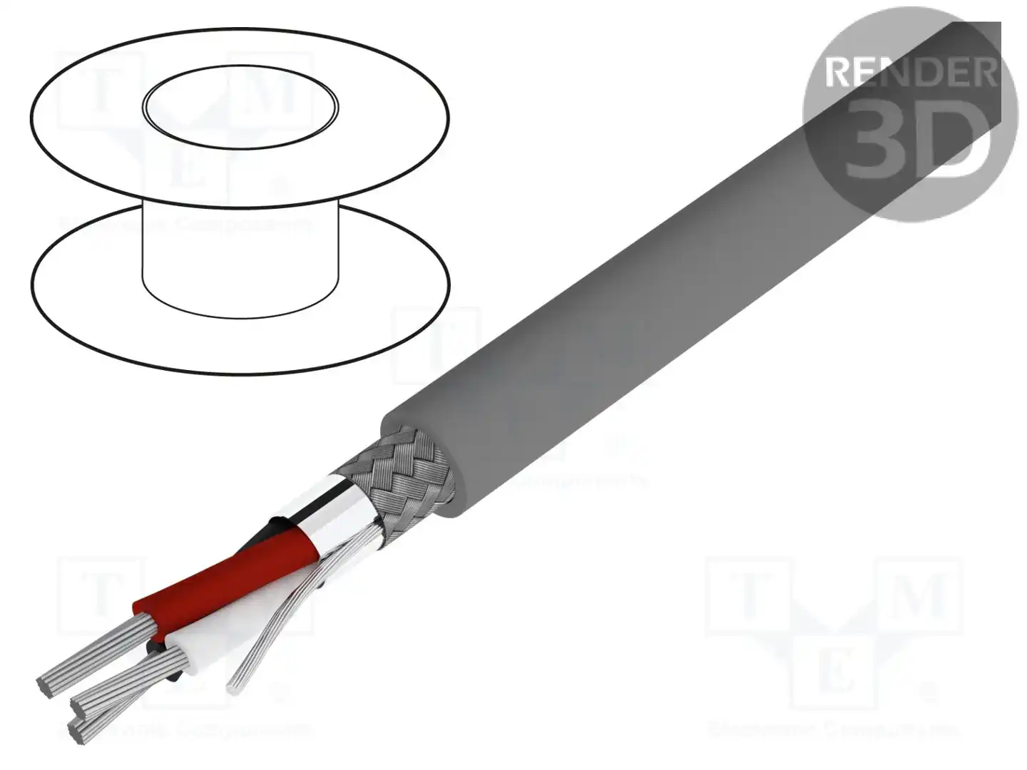ALPHA WIRE 6339 SL005 — Провода многожильные экранированные