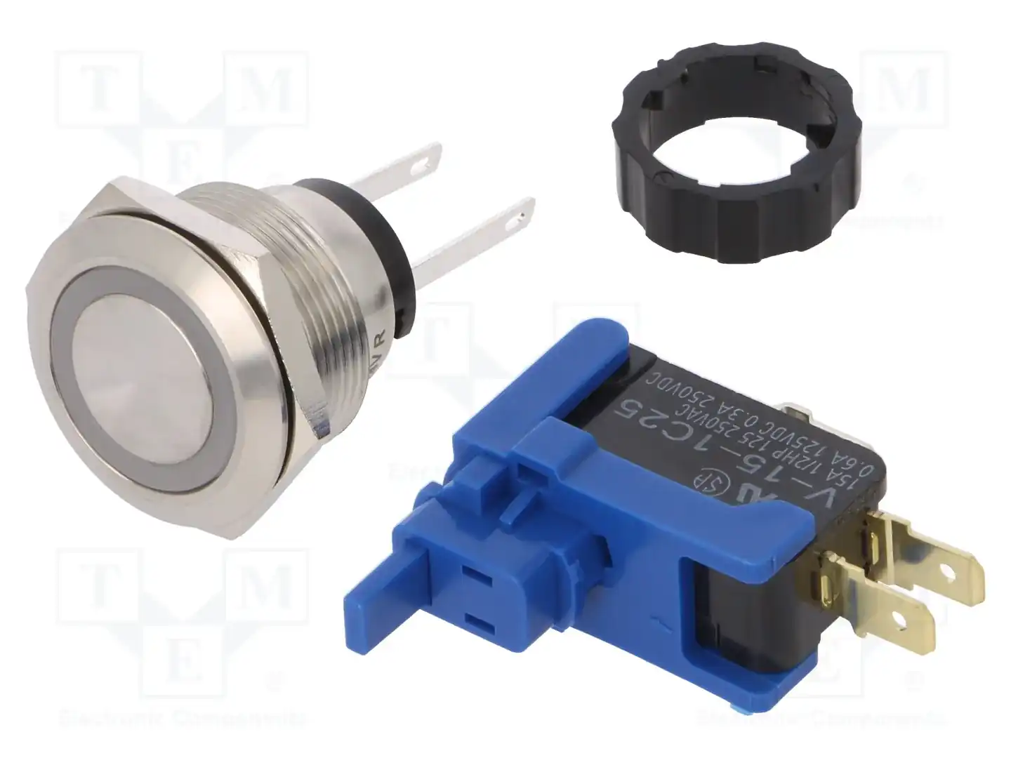 ONPOW LCA22-11E/R/24V/S — Переключатели кнопочные