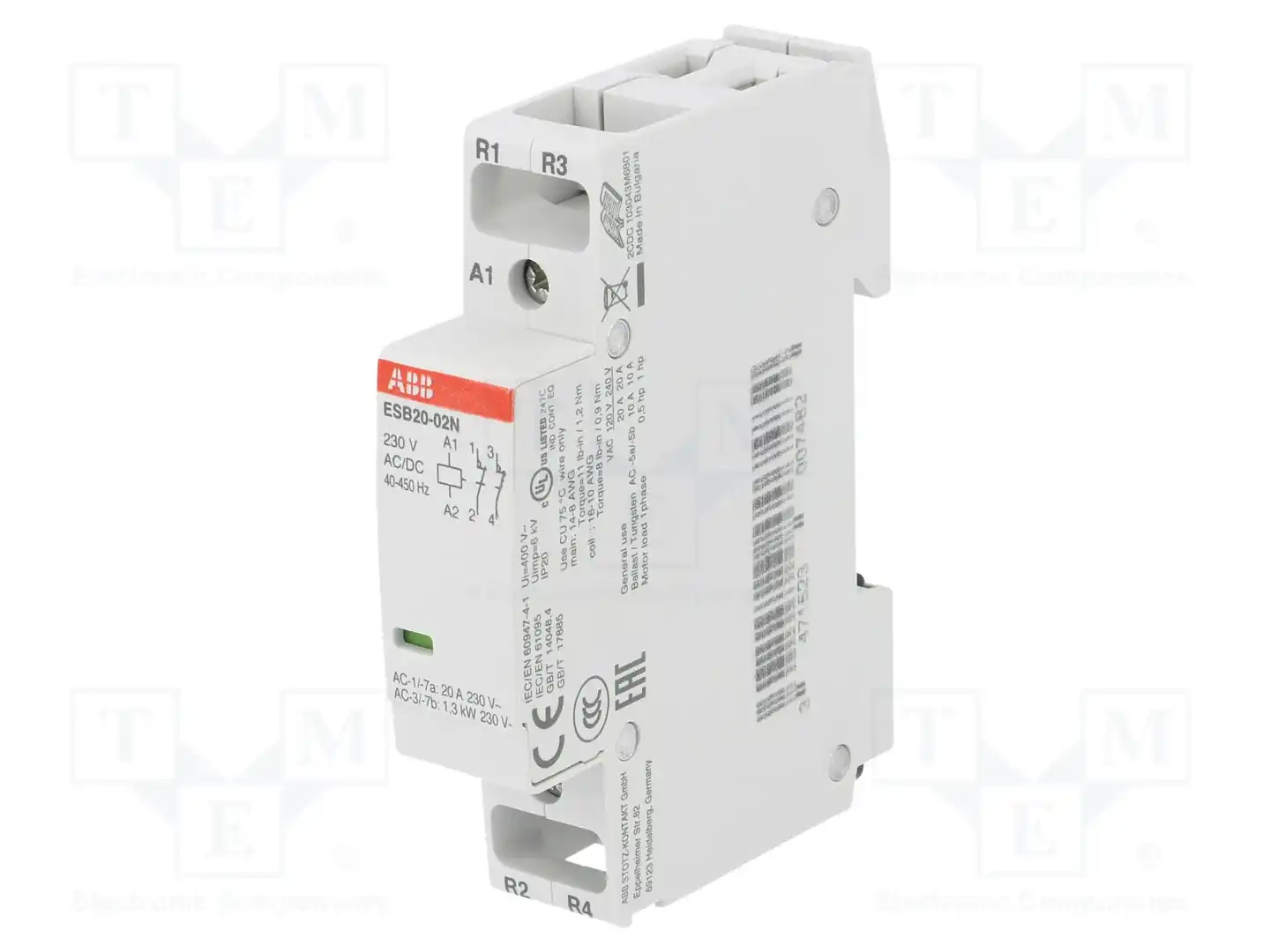 ABB 1SBE121111R0602 — Контакторы - установочные модульные