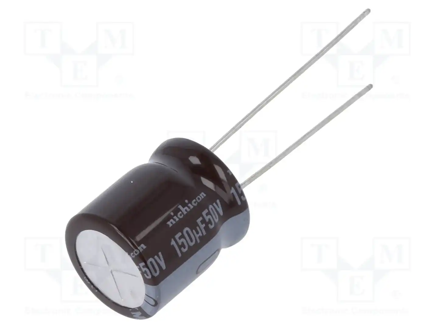 NICHICON UPM1H151MHD6 — Конденсаторы электролитические THT