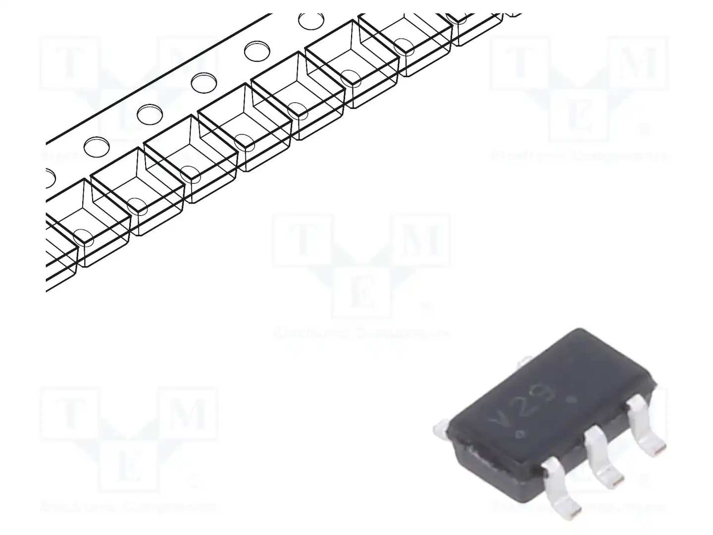 onsemi MC74VHC1G08DTT1G — Ворота, инверторы