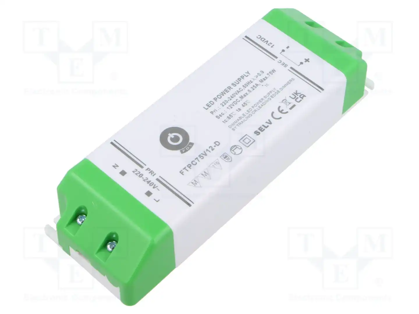 POS FTPC75V12-D — Блоки питания для LED