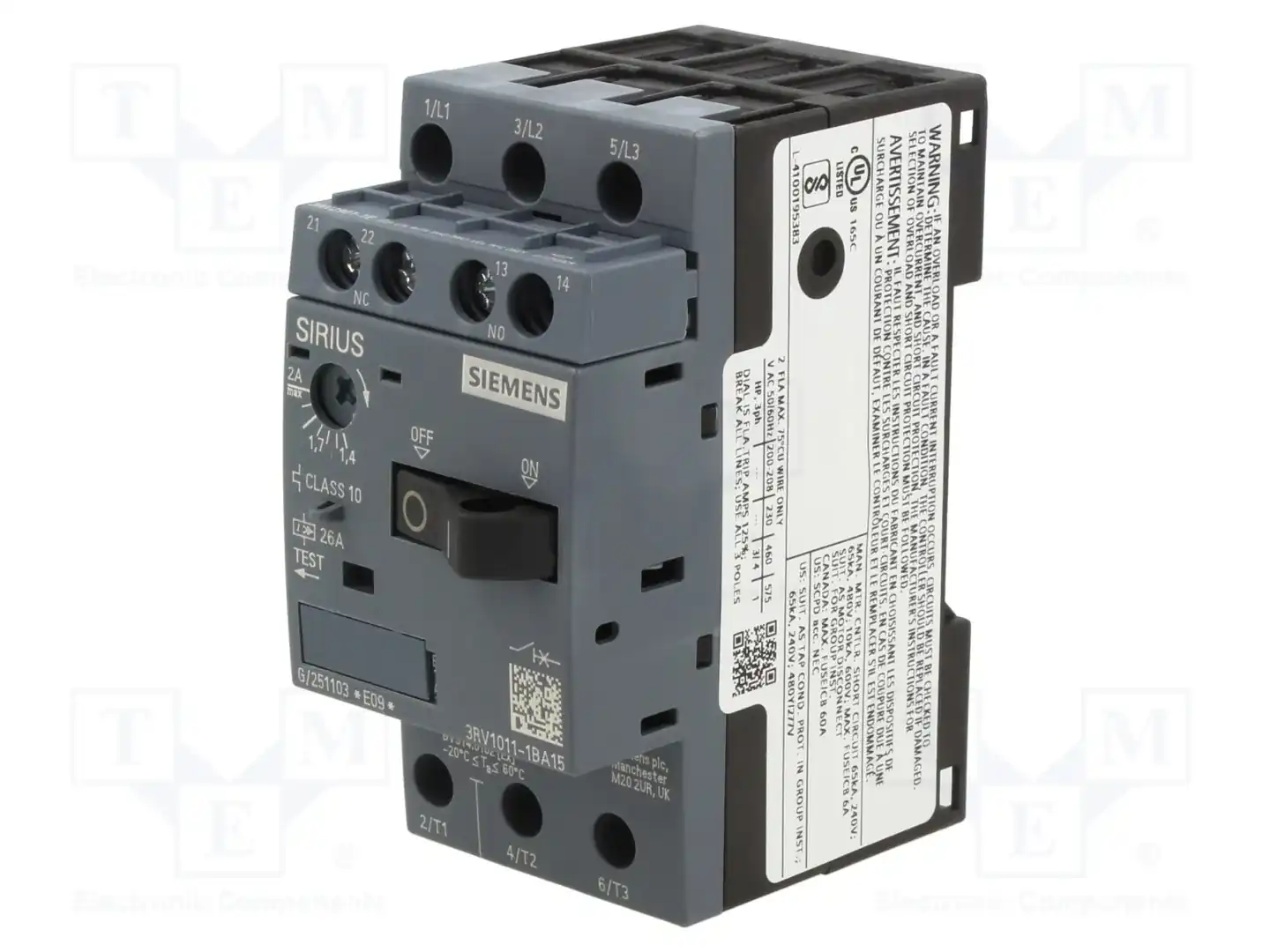 SIEMENS 3RV1011-1BA15 — Выключатели двигательные