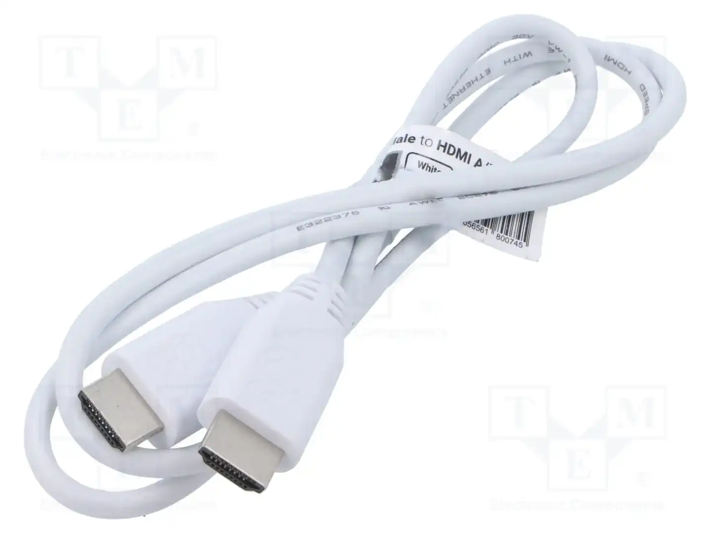 RASPBERRY PI HDMI TO HDMI CABLE 1M WHITE 789-21051002 — аксессуары