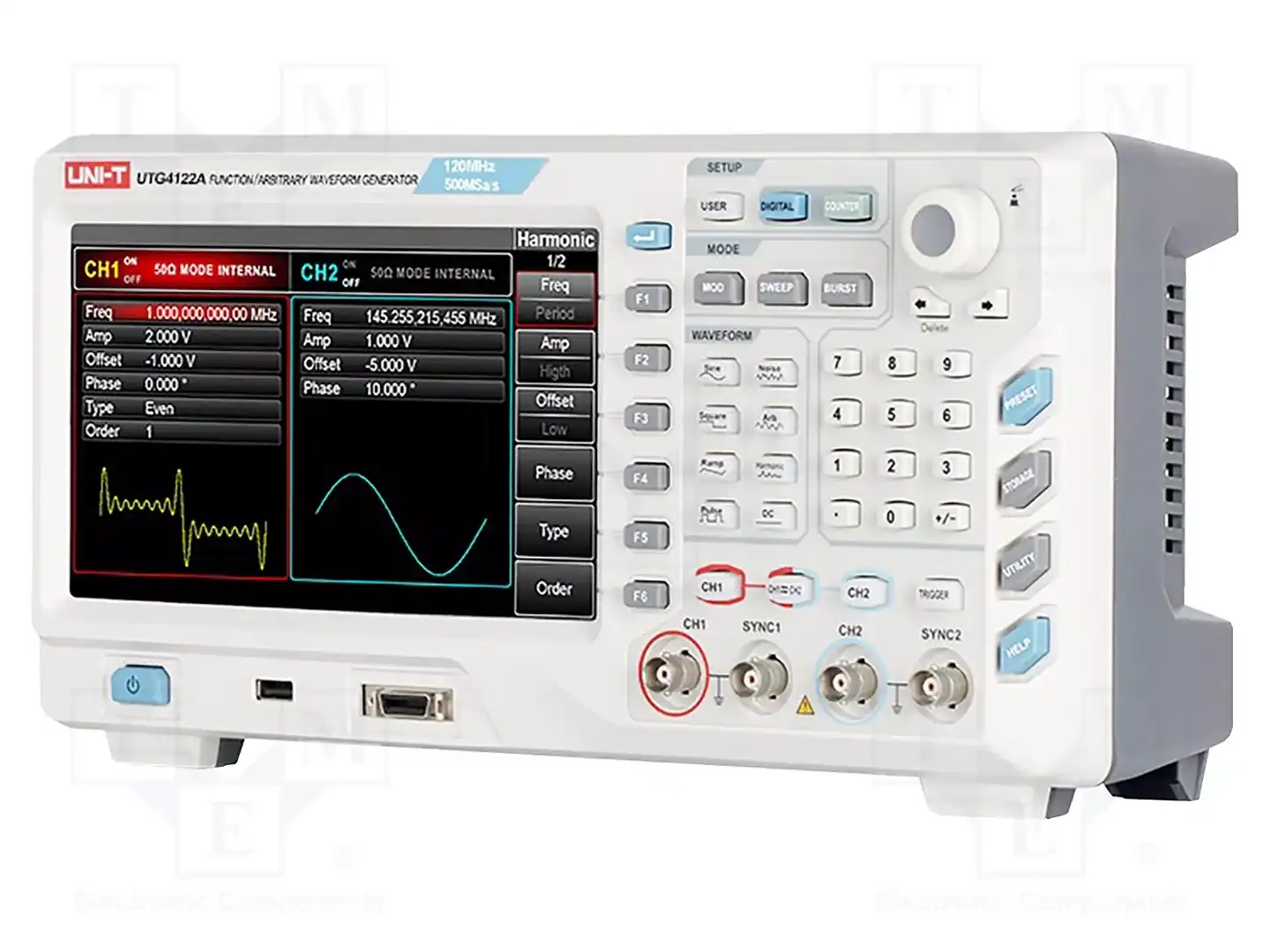 UNI-T UTG4122A — Генераторы и измерители частоты