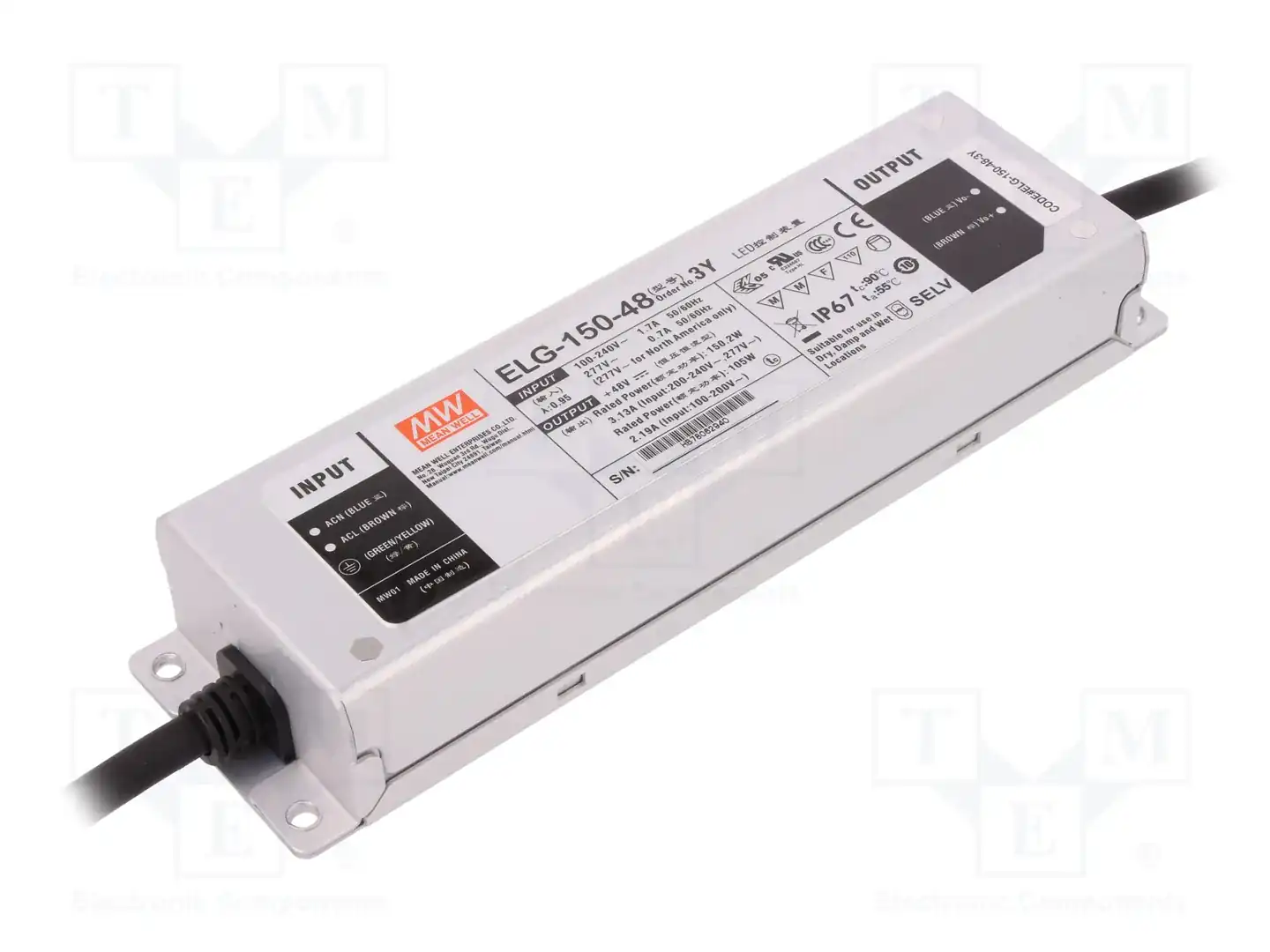 MEAN WELL ELG-150-48-3Y — Блоки питания для LED