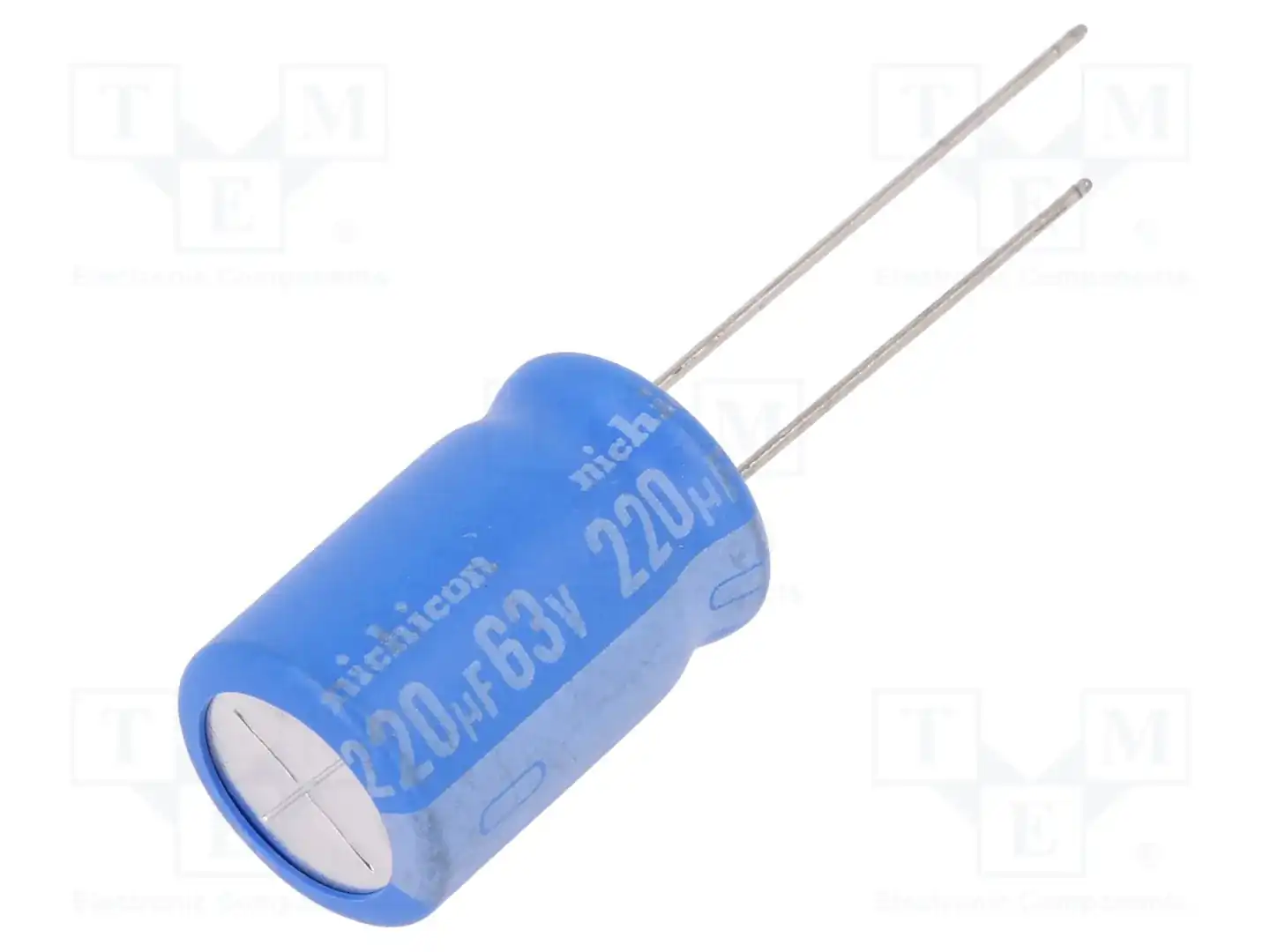 NICHICON UBW1J221MHD — Конденсаторы электролитические THT