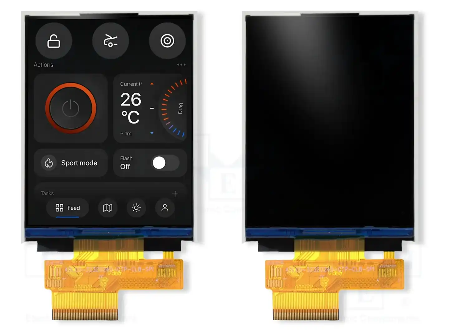 4D LCD 4DLCD-32-240-320-CT-NM-190-M16/S — Дисплеи TFT
