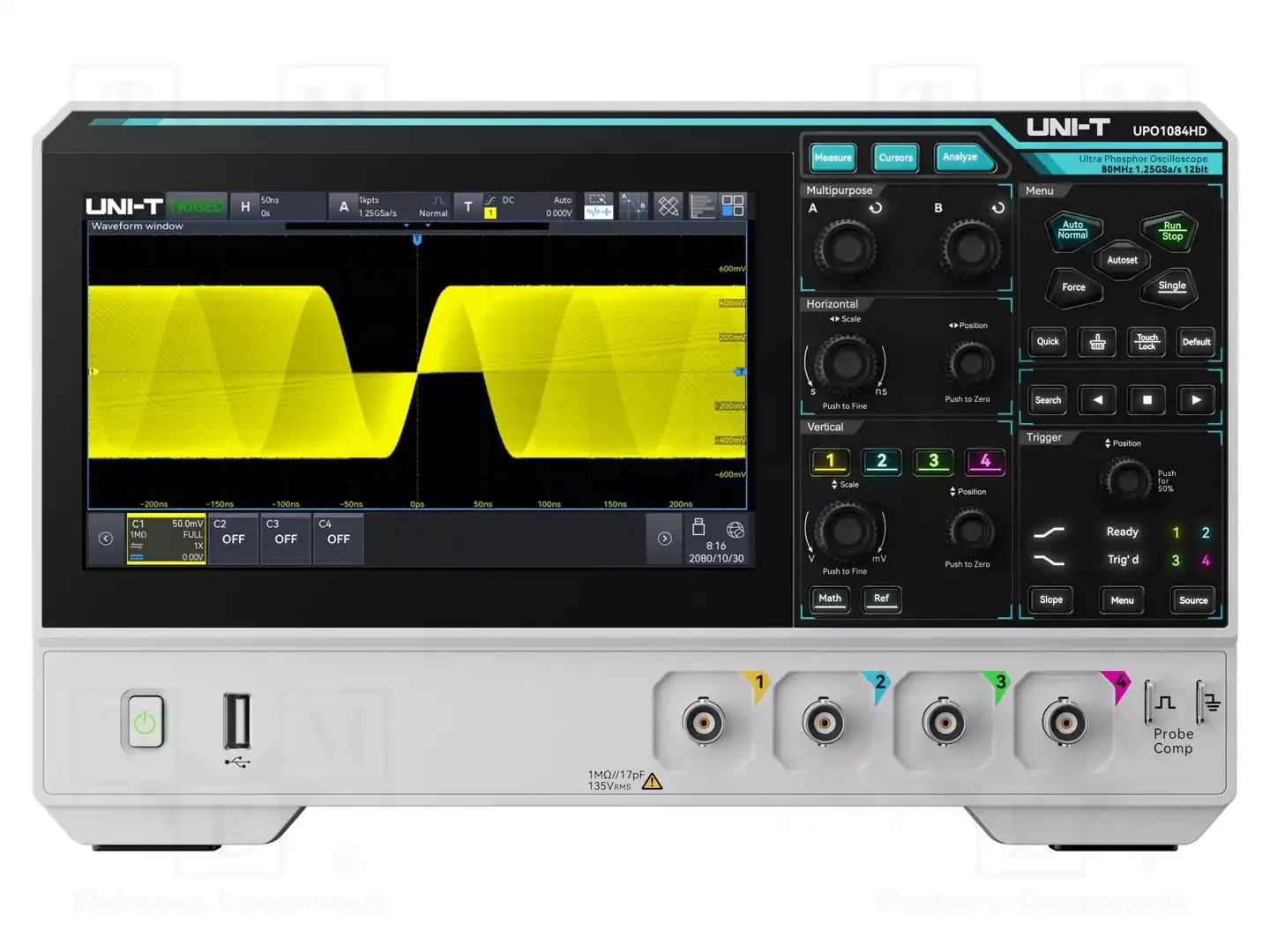 UNI-T UPO1084HD — Осциллоскопы цифровые
