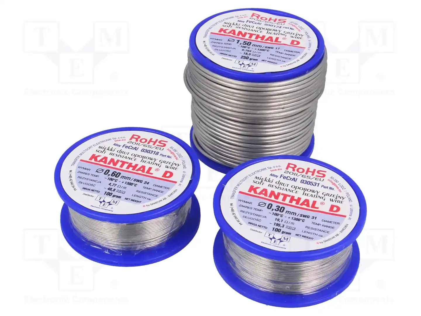KANTHAL 030211 100G — Проволока реостатная