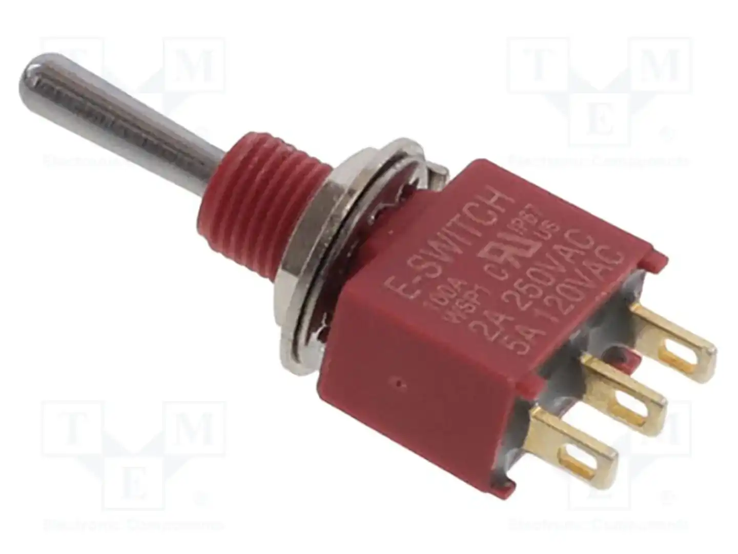 E-SWITCH 100AWSP1T1B1M1QEH — Переключатели рычажные