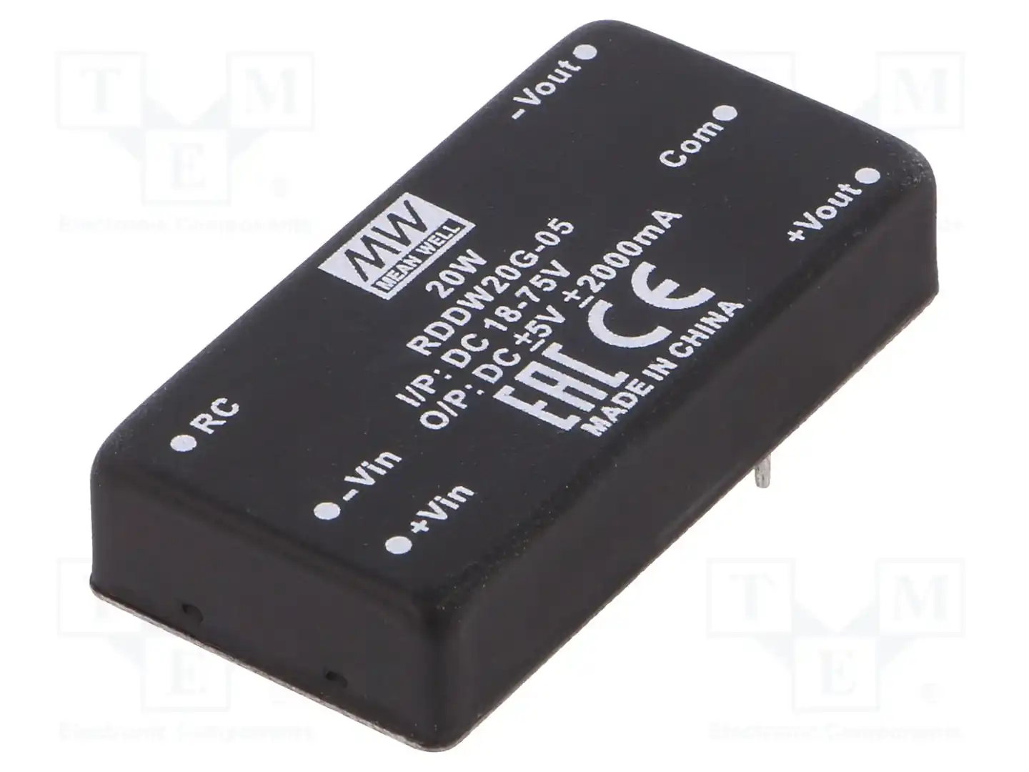 MEAN WELL RDDW20G-05 — Преобразователи DC/DC
