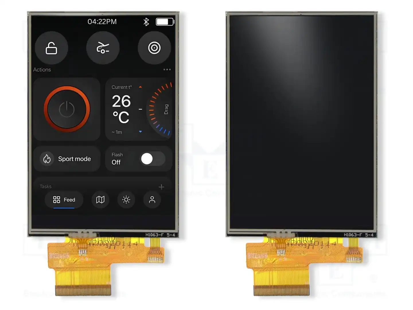 4D LCD 4DLCD-35-320-480-NT-NM-350-M16/S — Дисплеи TFT