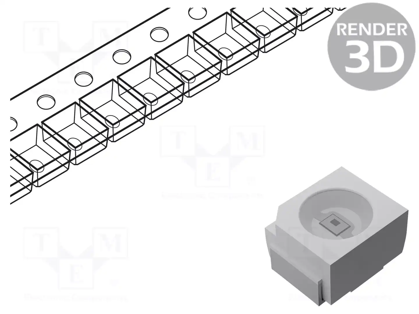 Inolux IN-PI55QATPRPGPBPW-40 — Светодиоды SMD цветные