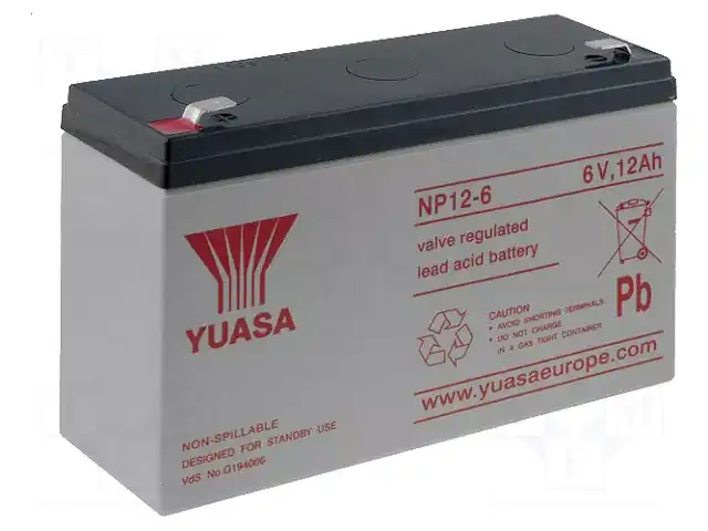 YUASA NP12-6 — Аккумуляторы кислотные