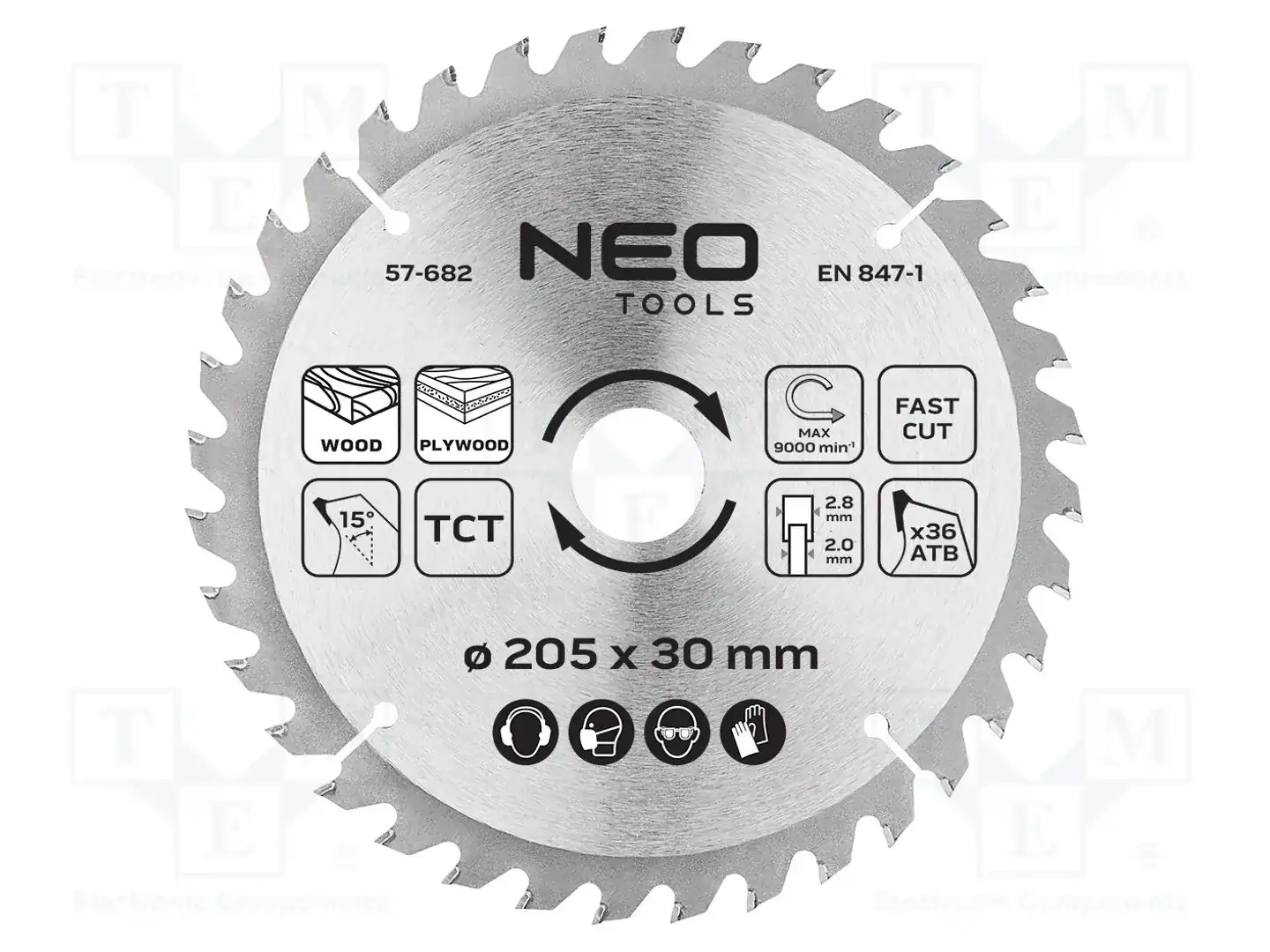 NEO TOOLS 57-682 — Диски для резки и шлифовки