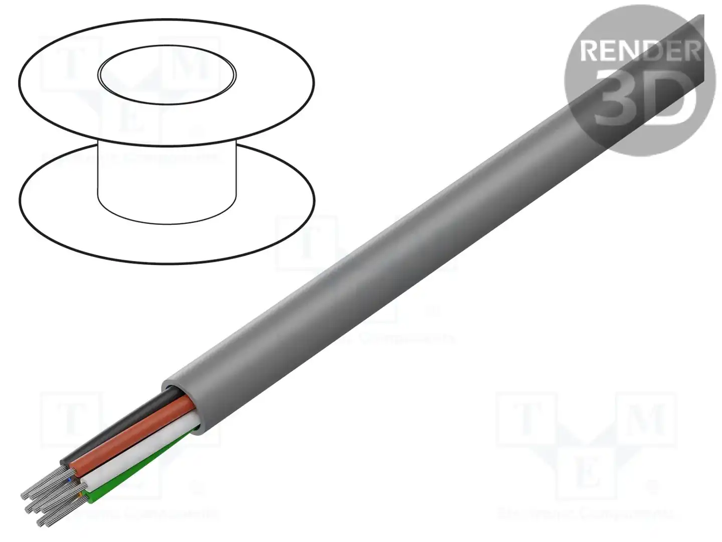 ALPHA WIRE 1177L SL005 — Провода многожильные неекранированные