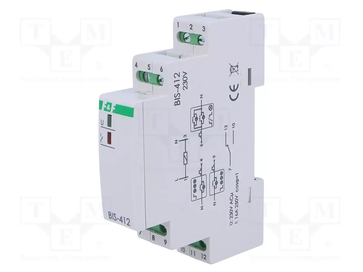 F&F BIS-412 230V — Монтажные реле