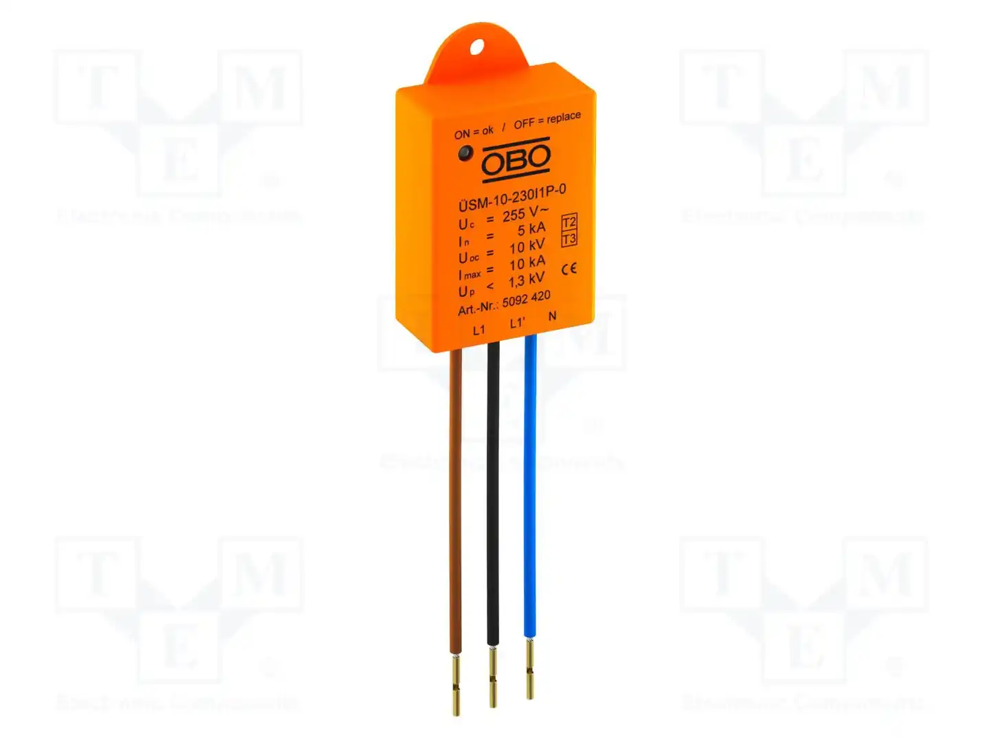 OBO BETTERMANN USM-10-230I1P-0 — Ограничители перенапряжения