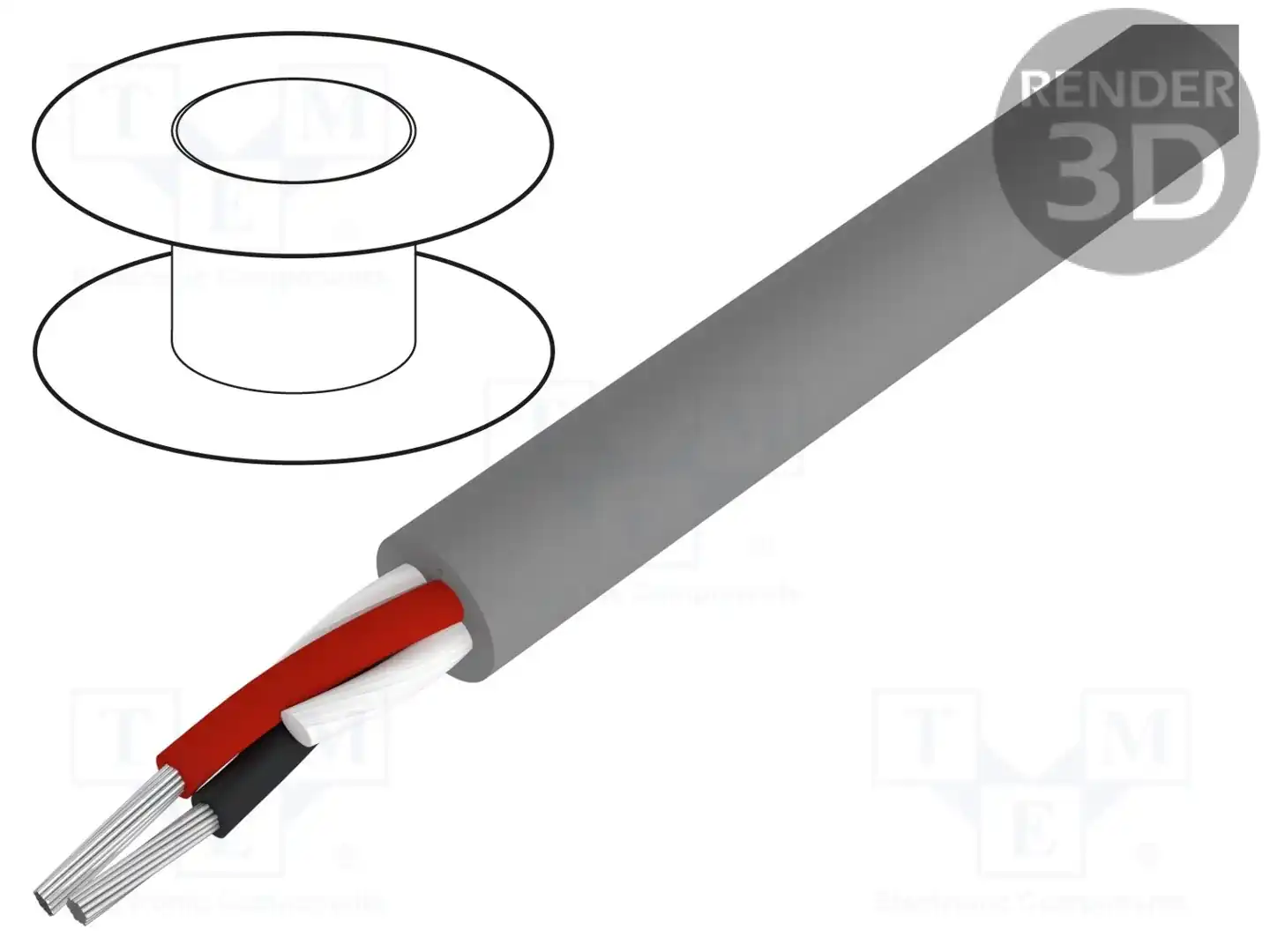 ALPHA WIRE 1172C SL001 — Провода многожильные неекранированные