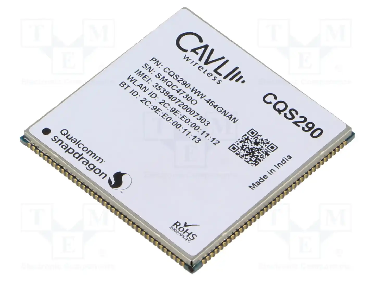 CAVLI WIRELESS INCORPORATED CQS290-WW-464GNAN — Модули M2M (GPRS/LTE/5G)