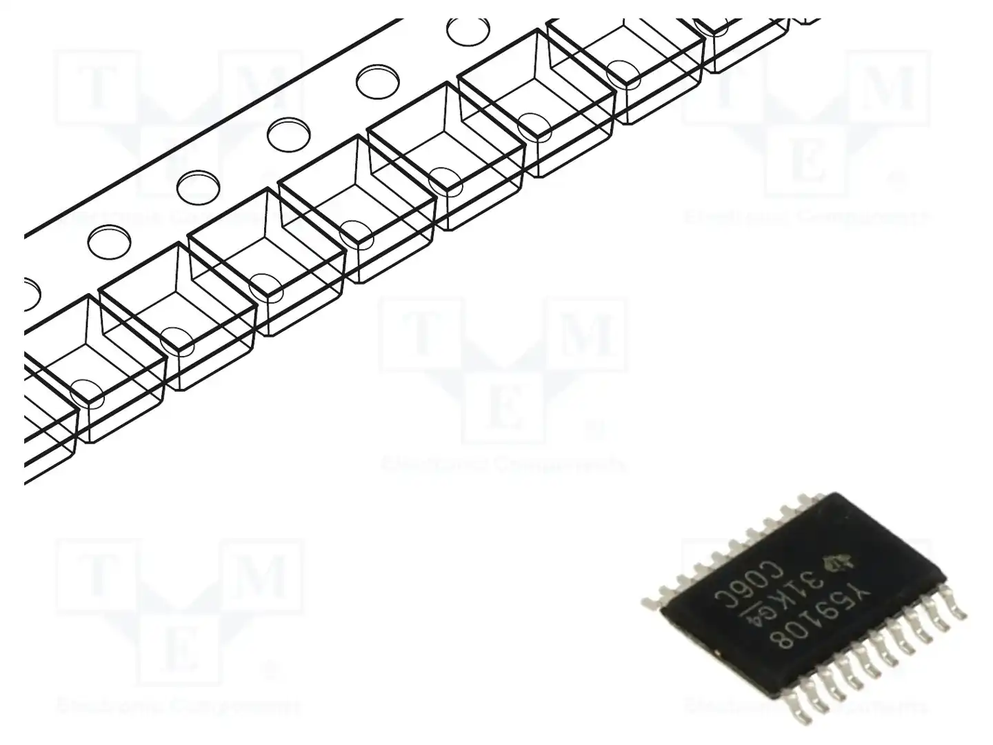 Texas Instruments TLC59108IPWR — Светодиодные драйверы
