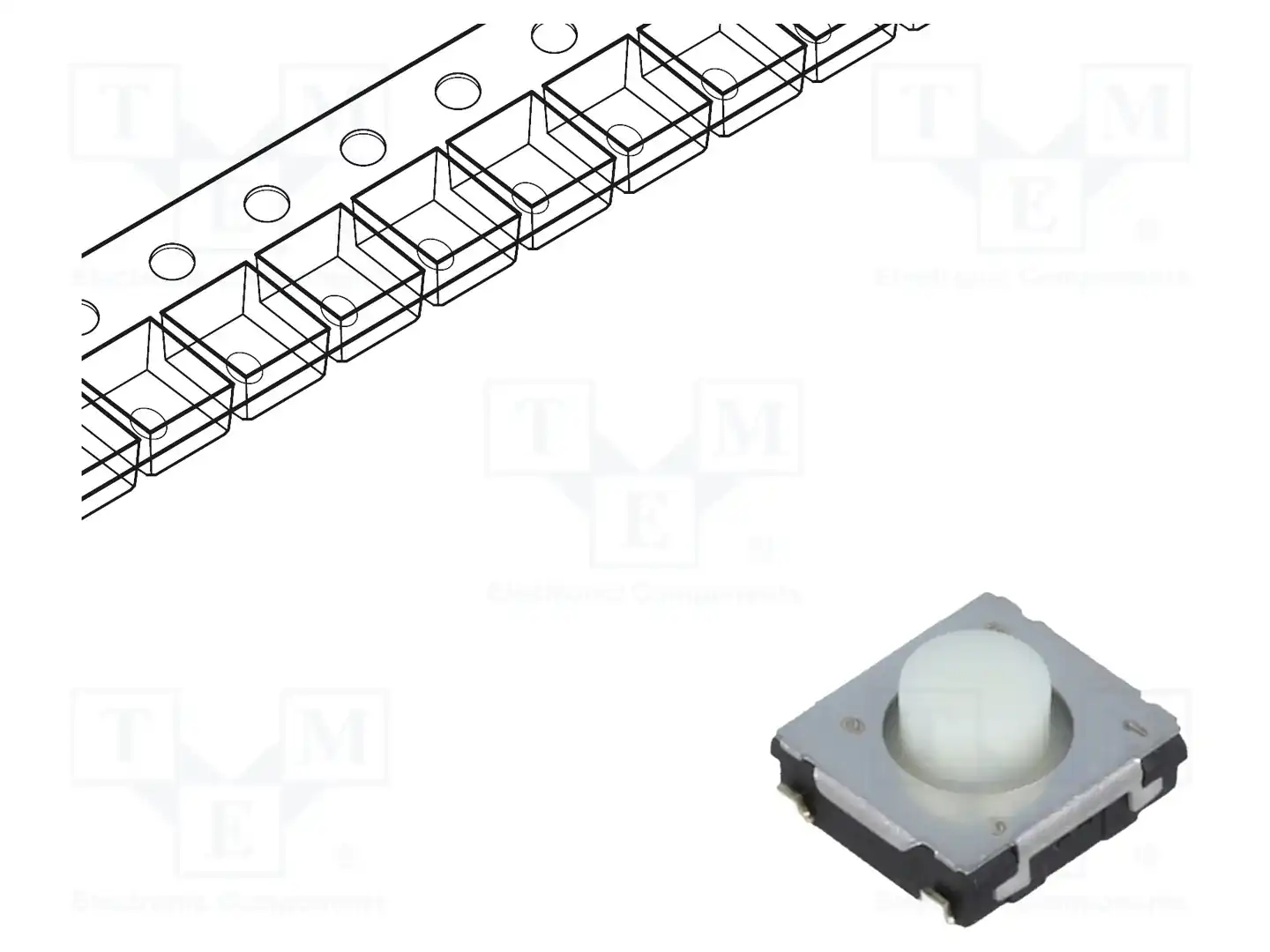 PANASONIC EVQQ2K03W — Микропереключатели TACT