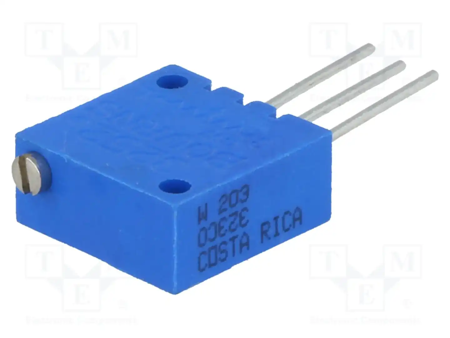 BOURNS 3252W-1-203LF — Потенциометры THT многооборотные 1/2 дм