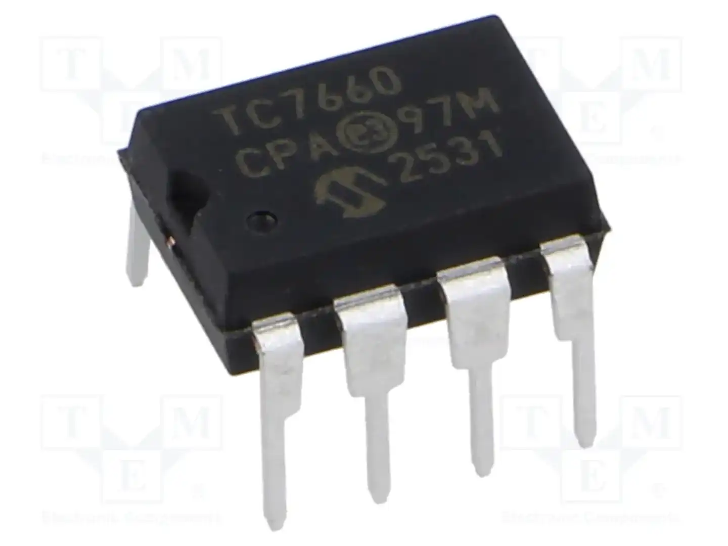 Microchip Technology TC7660CPA — Регуляторы напряжения - микросхемы DC/DC