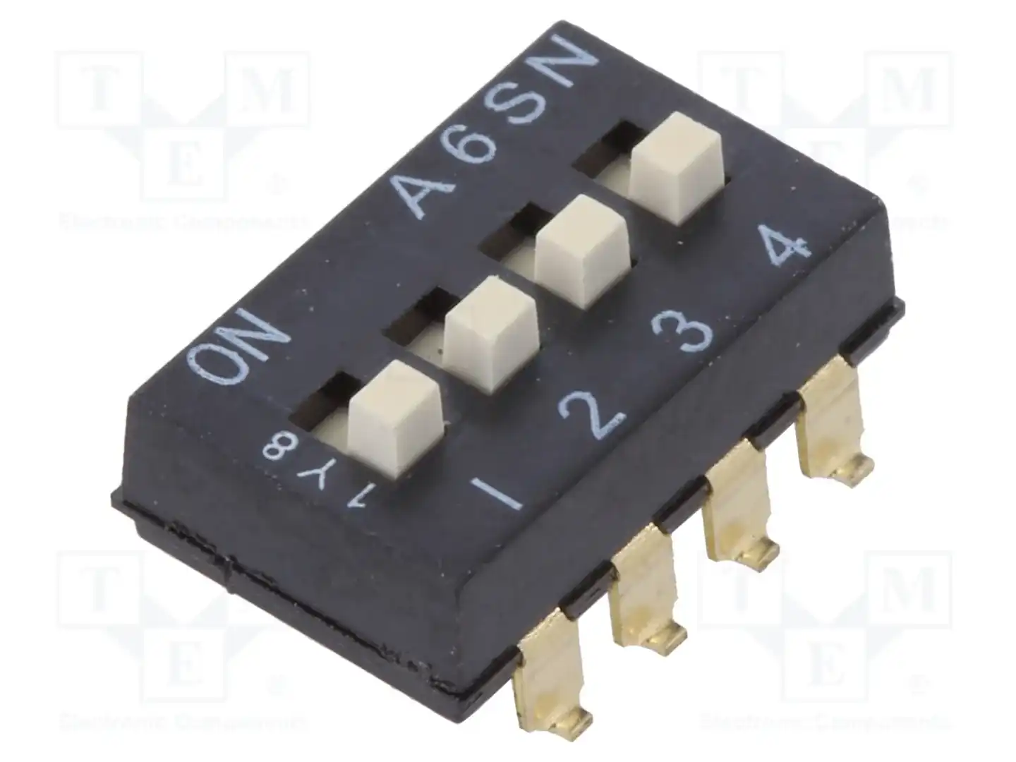 OMRON Electronic Components A6SN4104 — Переключатели типа Dip-Switch