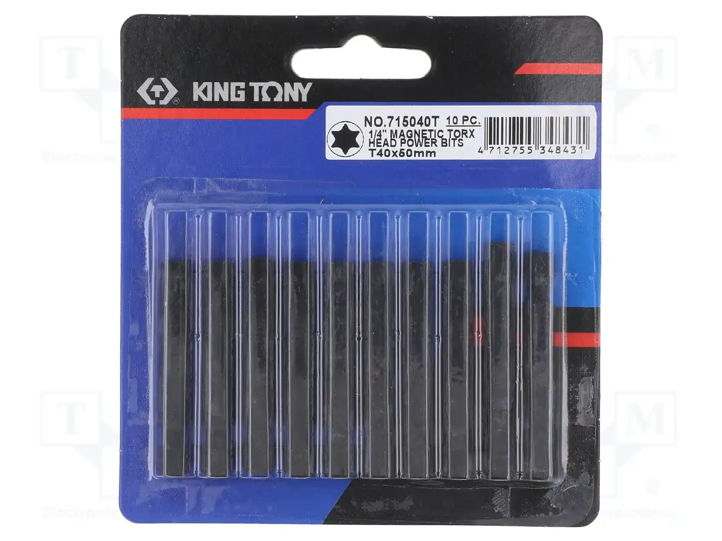 KING TONY 715040T — Наконечники для отверток