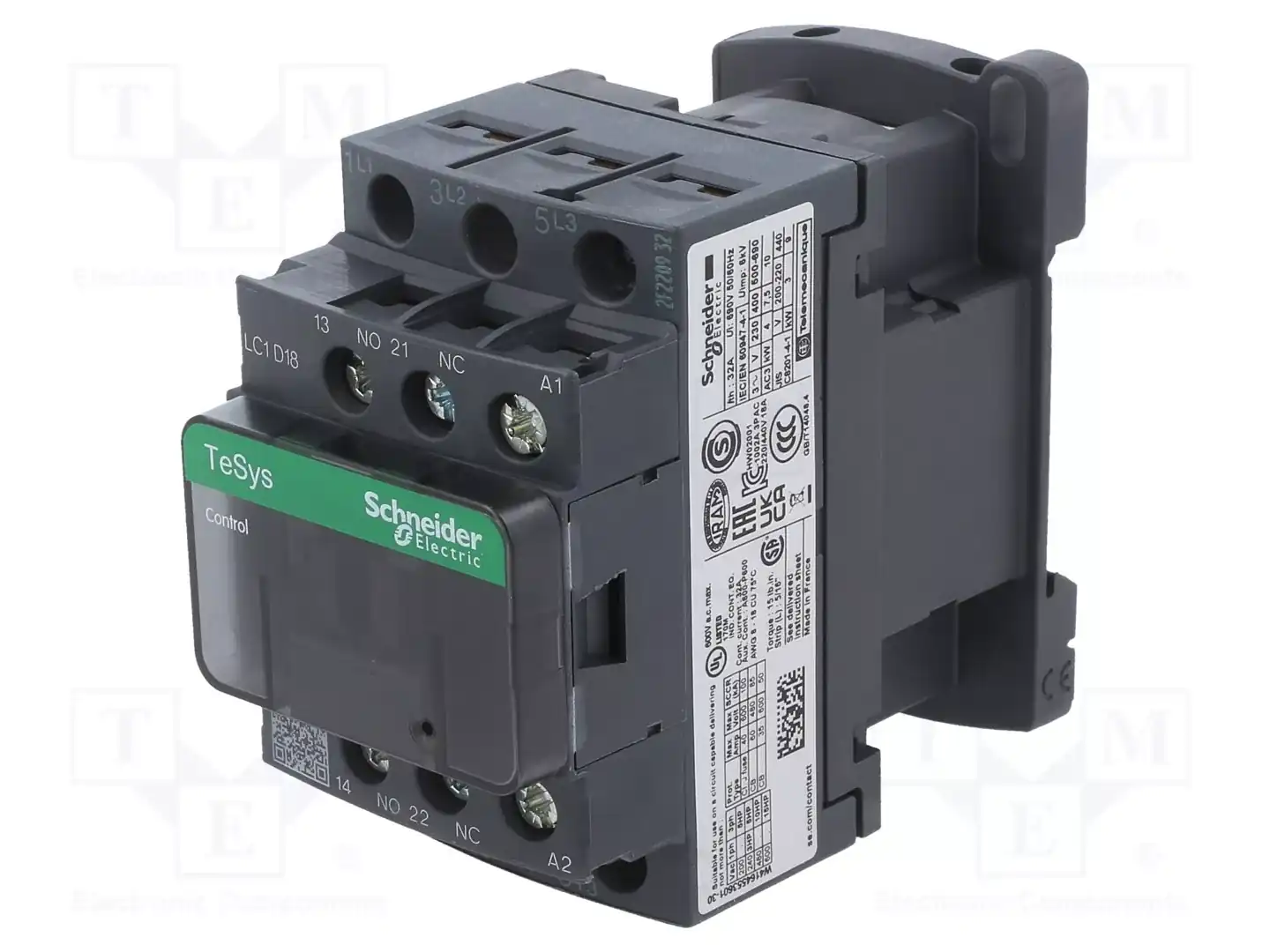 SCHNEIDER ELECTRIC LC1D18V7 — Контакторы - главные модули