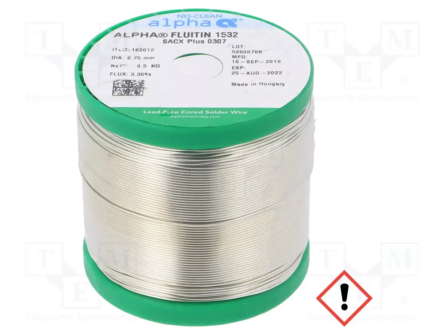 ALPHA SACX PLUS 0307 FLUITIN 1532 0.75 MM 500G — Паяльные провода бессвинцовые