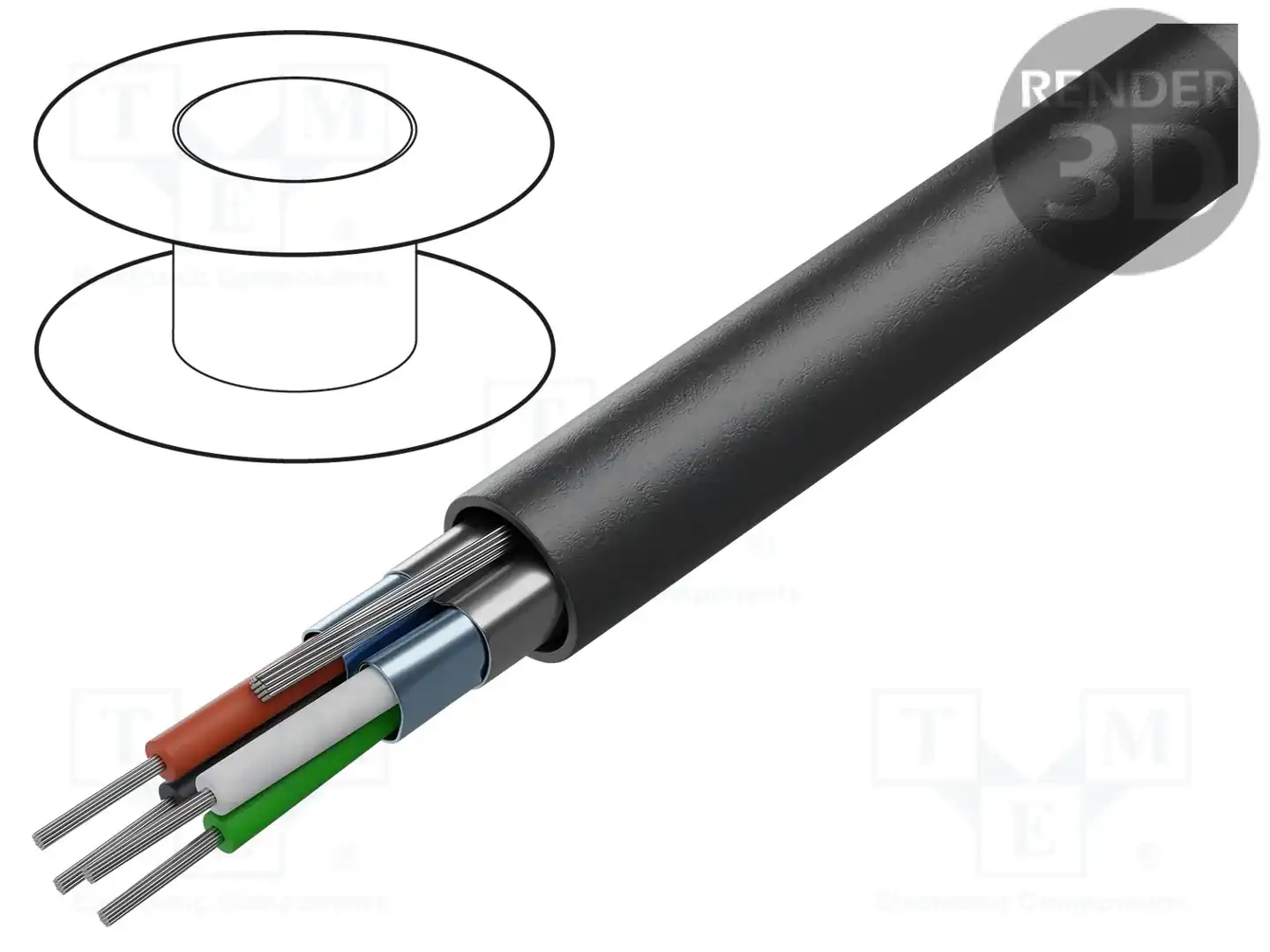 BELDEN 8723SB 0101000 — Провода многожильные экранированные