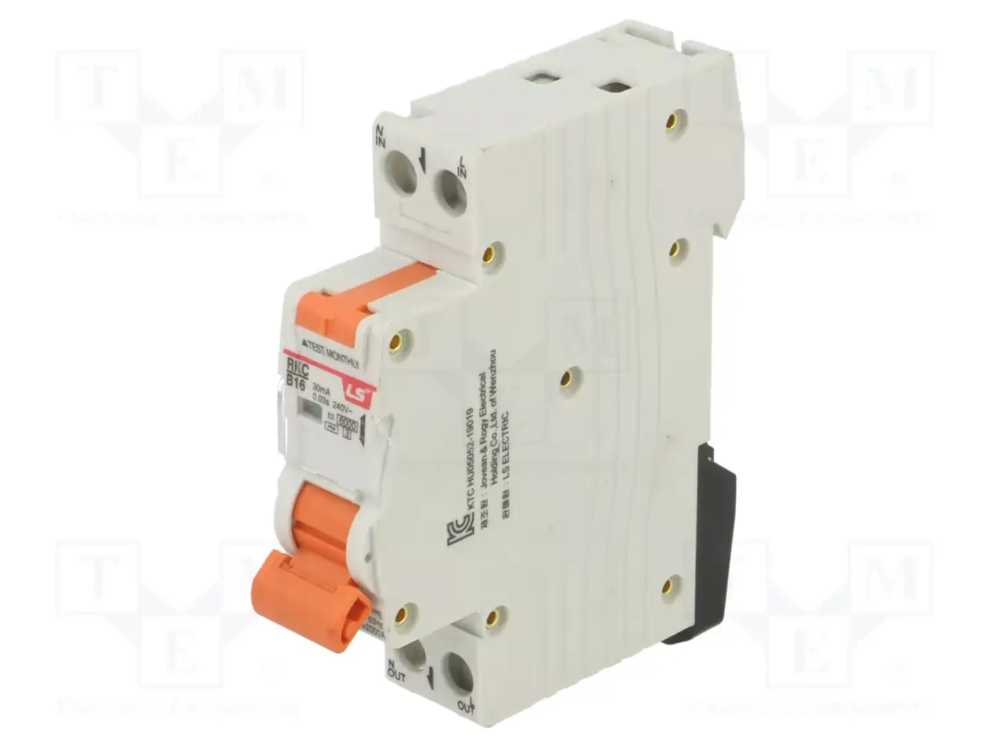 LS ELECTRIC RKC 1P+N B16 30M — Дифференциальные выключатели