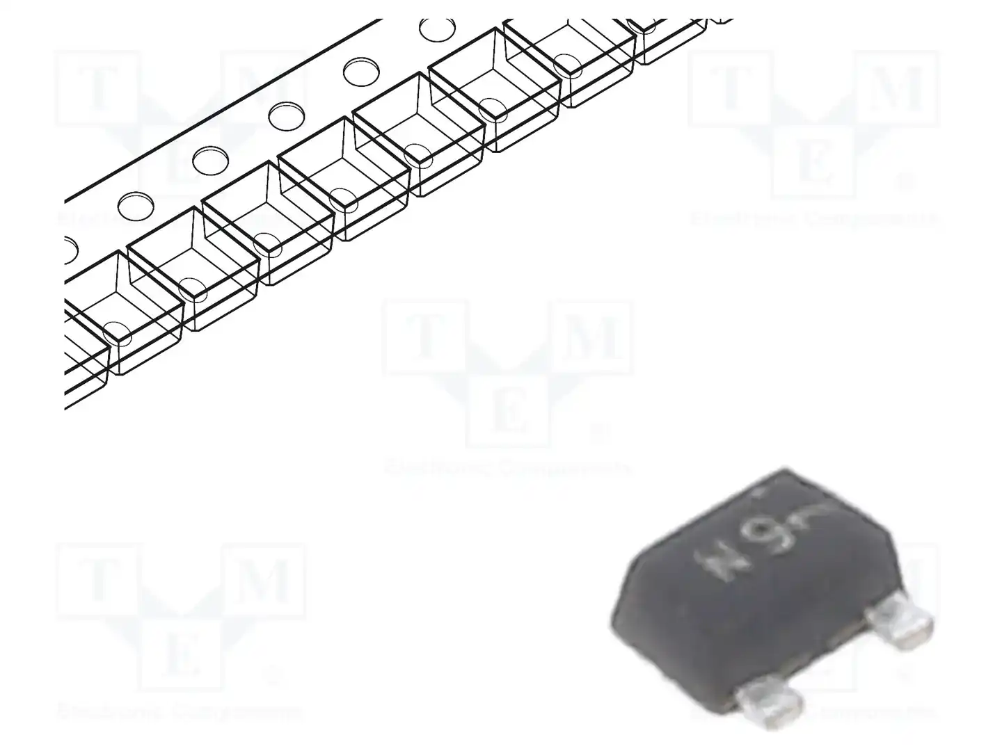 onsemi DAN222M3T5G — Универсальные диоды SMD