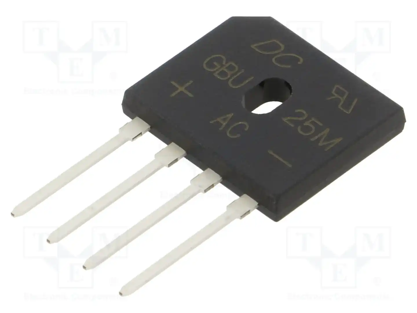 DC COMPONENTS GBU25M — Однофазные мосты диодные плоские
