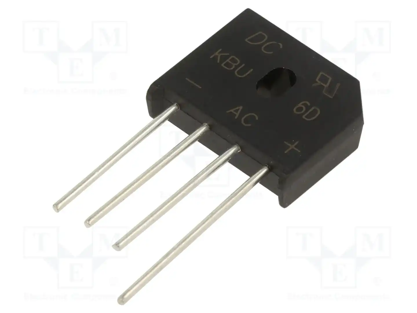 DC COMPONENTS KBU6D — Однофазные мосты диодные плоские
