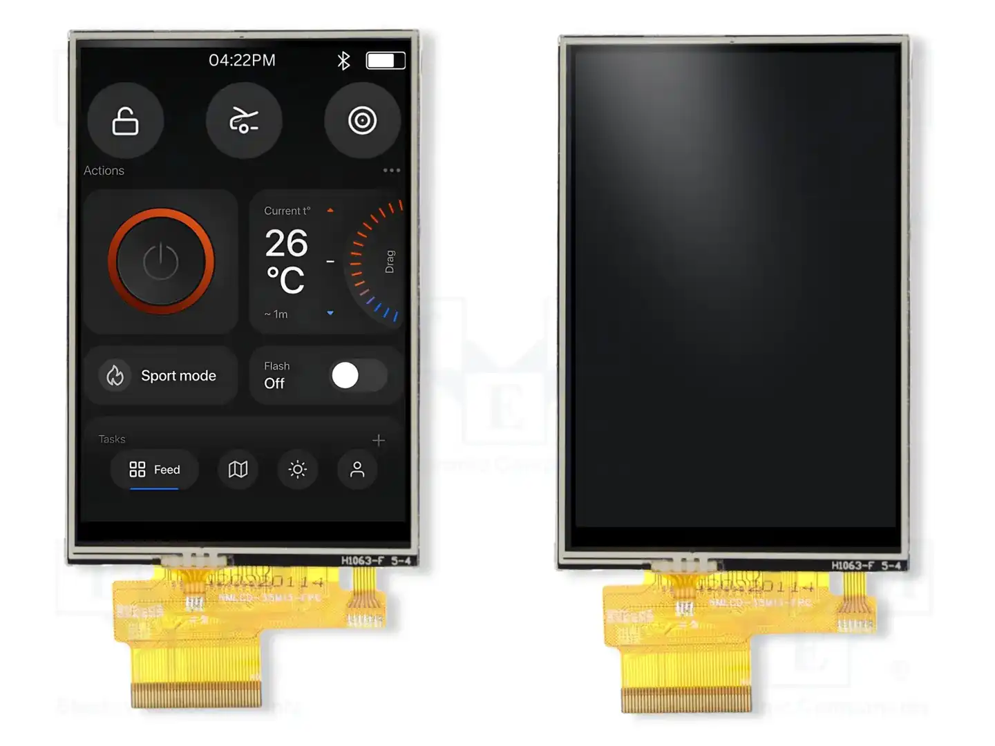 4D LCD 4DLCD-35-320-480-RT-NM-295-M16/S — Дисплеи TFT