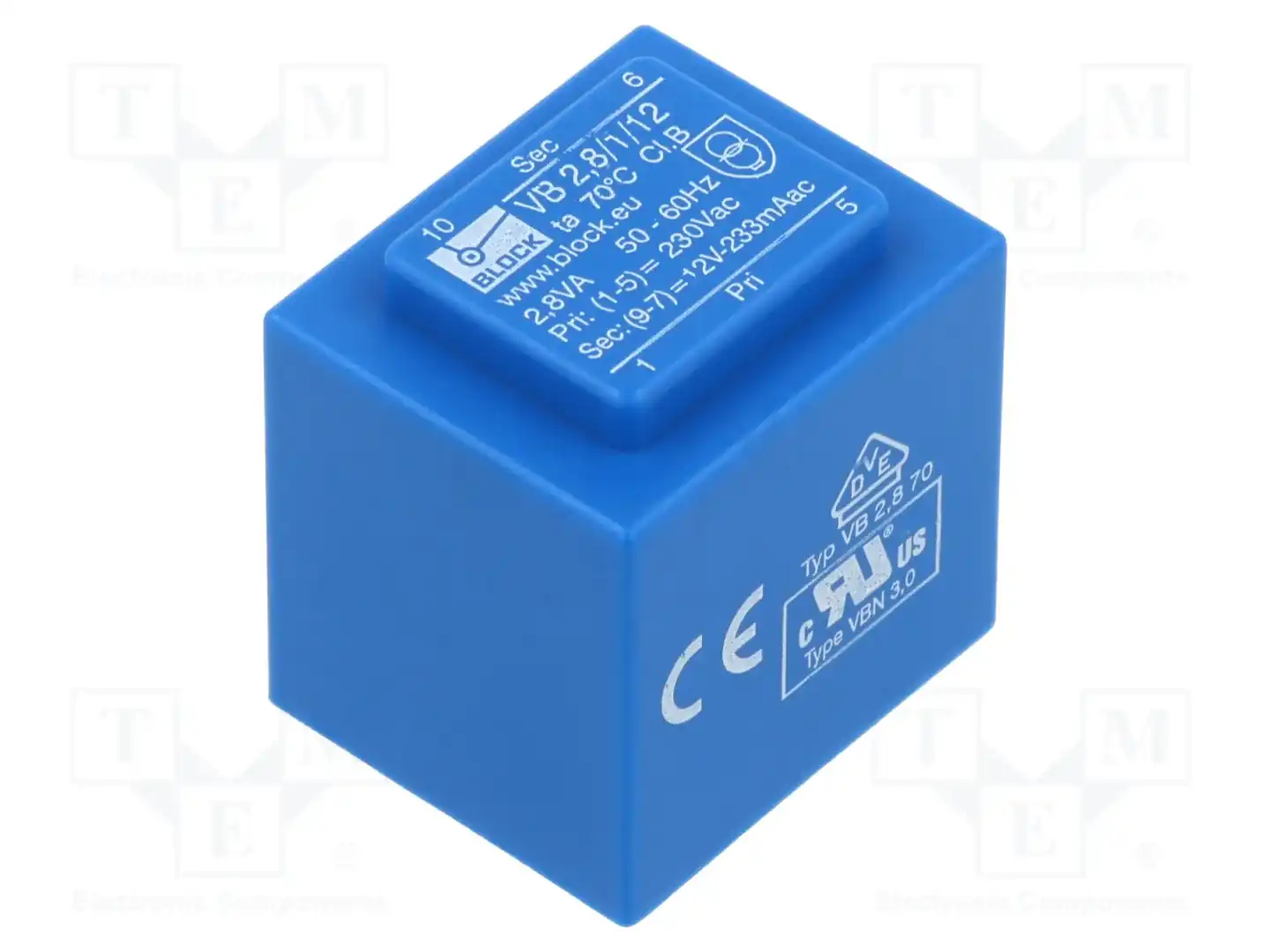 BLOCK VB 2,8/1/12 — Трансформаторы PCB