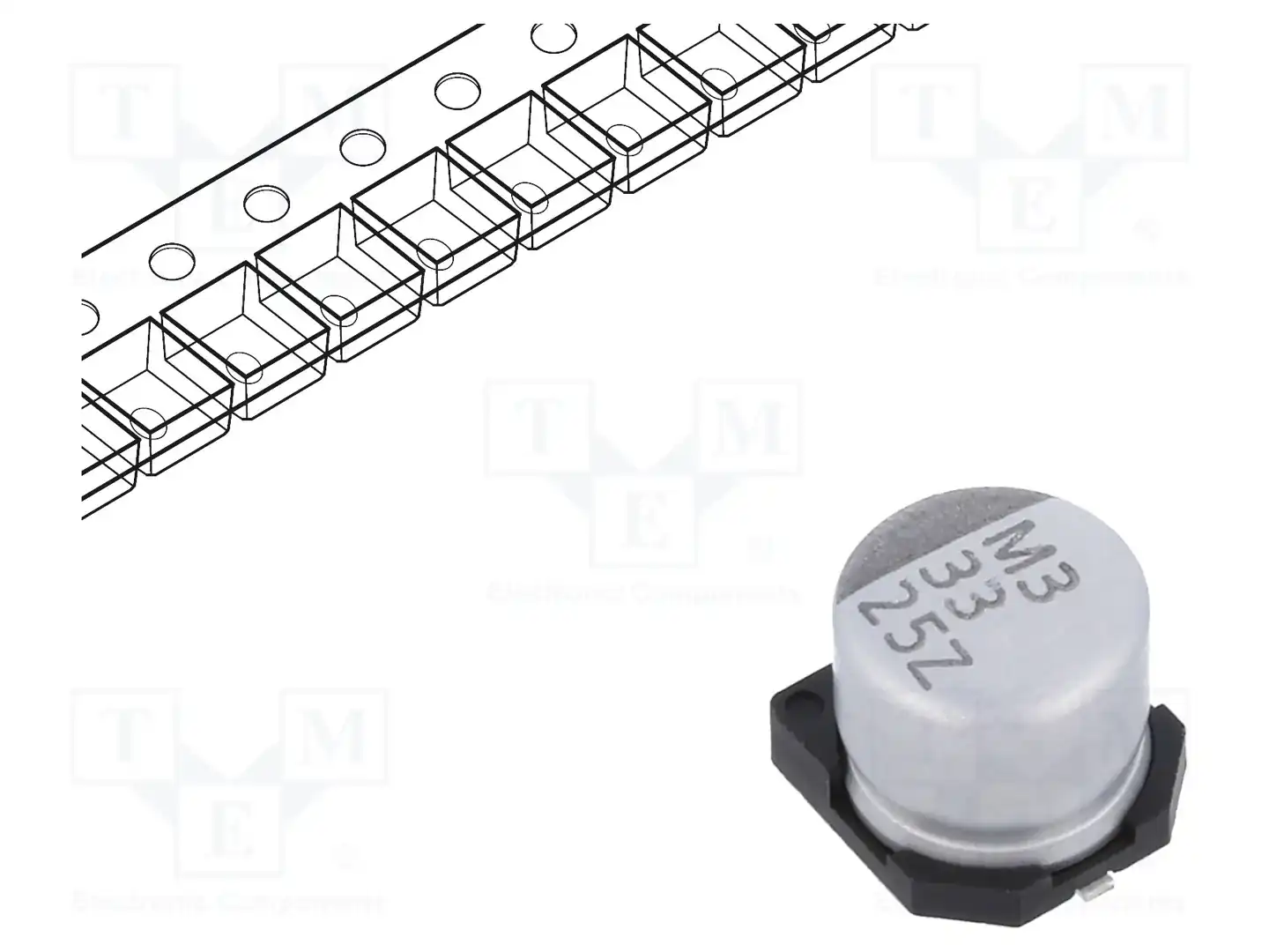 VISHAY ZSC00AD3301EARL — Конденсаторы электролитические SMD