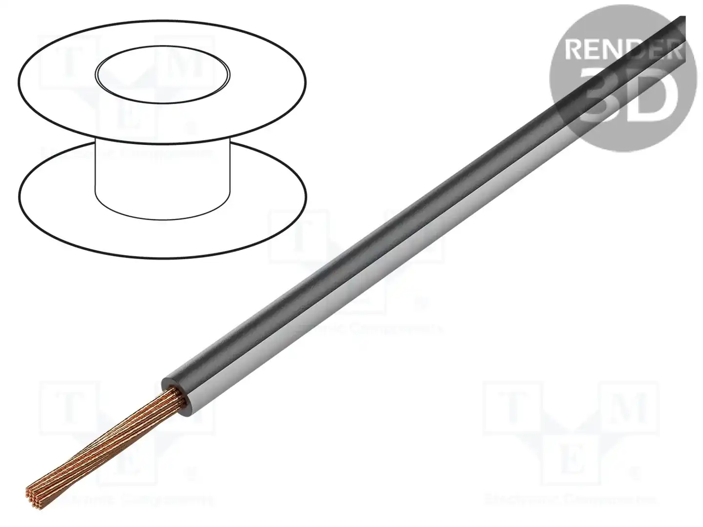 BQ CABLE FLRY-B0.75-BK/WH — Кабели для автомобильной электропроводки